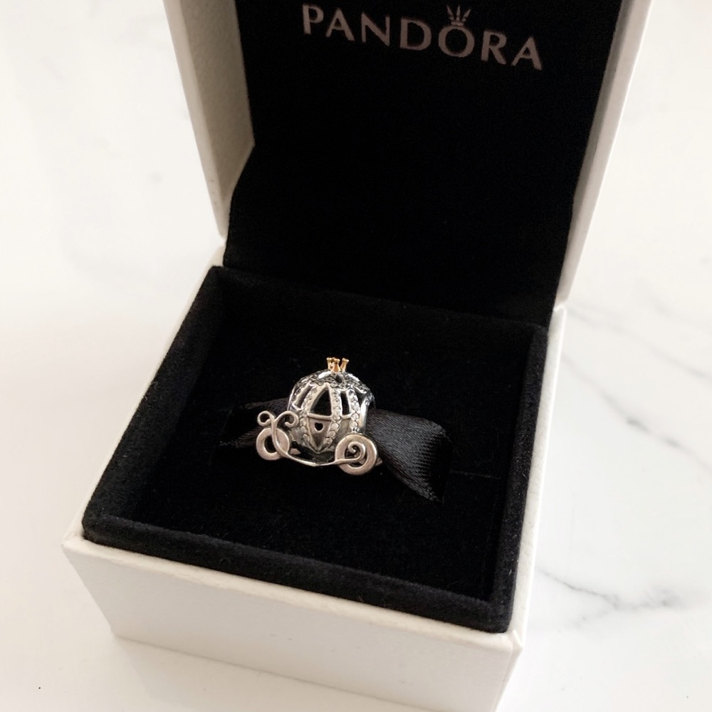 Pandora Cinderella Pumpkin Coach Charm